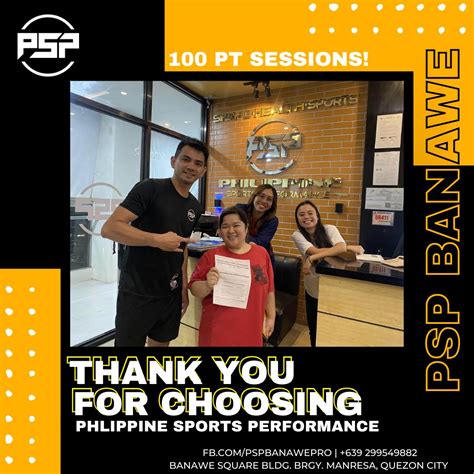 Good Day... - Philippine Sports Performance Banawe QC Facebook