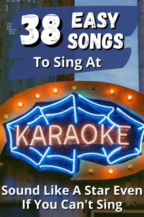 Good Easy Karaoke Songs