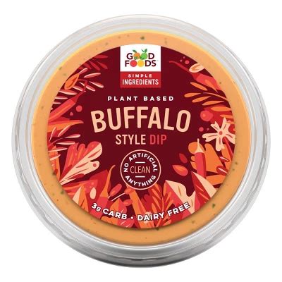 Good Foods Plant Based Buffalo Style Dip - 8oz : Target