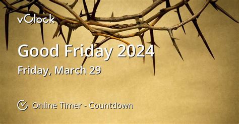 Good Friday: April 07, 2024 7:30PM pastor - Facebook