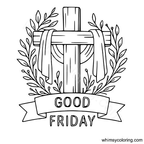 Good Friday Coloring Page