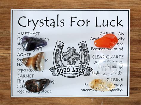 Good Luck Crystal - Etsy