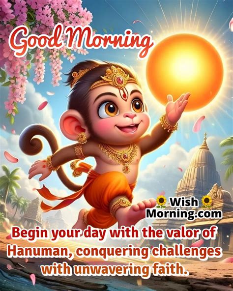 Good Morning Hanuman Images: A Divine Start to Your Day