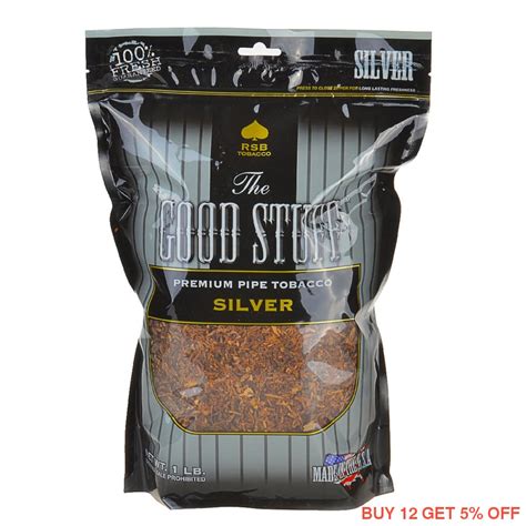 Good Stuff Silver Pipe Tobacco 16oz