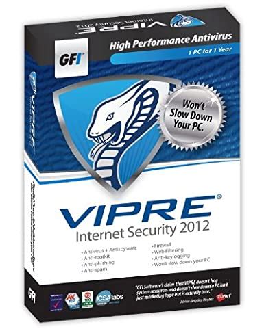Good VIPRE Internet Security open