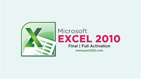 Good activation Excel 2010 full