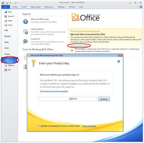 Good activation MS Office 2010 for free key