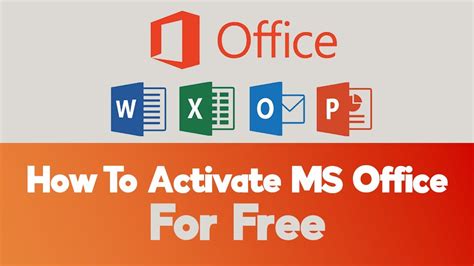 Good activation MS Office for free