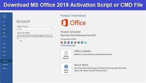 Good activation MS Word 2019 ++