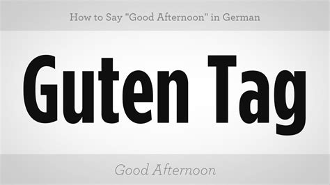 Good afternoon in german. Things To Know About Good afternoon in german. 