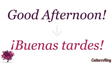 Good afternoon in spanish. Things To Know About Good afternoon in spanish. 
