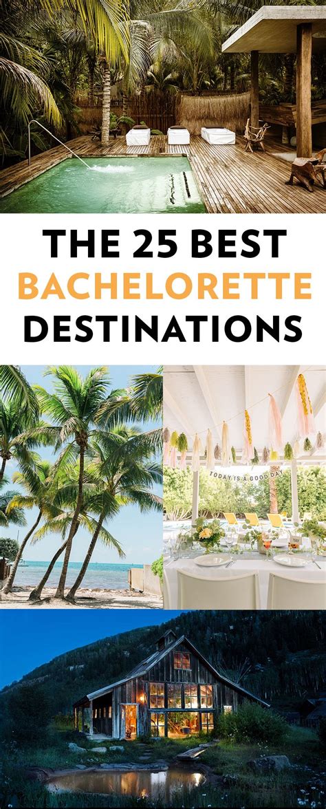Good bachelorette party destinations. Nov 13, 2022 · 25 Best Girls' Weekend Getaways Around the World. 1. Miami Beach, Florida. Alexander Spatari/Getty Images. For a long time, Las Vegas held the title of booze-fueled bachelorette party capital, but ... 