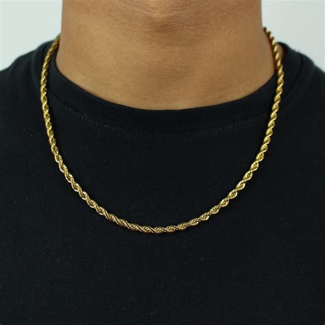 Good chains. 14k REAL Yellow Gold Hollow Men’s 3.5mm Cuban Curb Chain Necklace. From Amazon. Gold chains have been around for thousands of years dating back to the … 