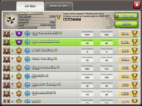 Good clan names for coc. If you're not quick enough, try again. Good luck! There are keyboards that allow you to copy and paste if you use android, and I suspect there are keyboards that allow for doing this from iOS. Android keyboards (such as gBoard) also allow you to change the position of the cursor while editing clan description to make edits. Another trick I ... 