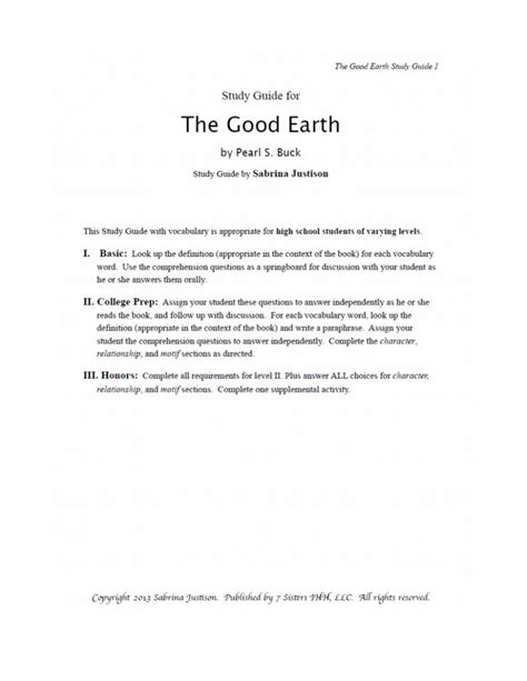 Good earth study guide answer key. - Tres climas de poesía y un verbo augural..