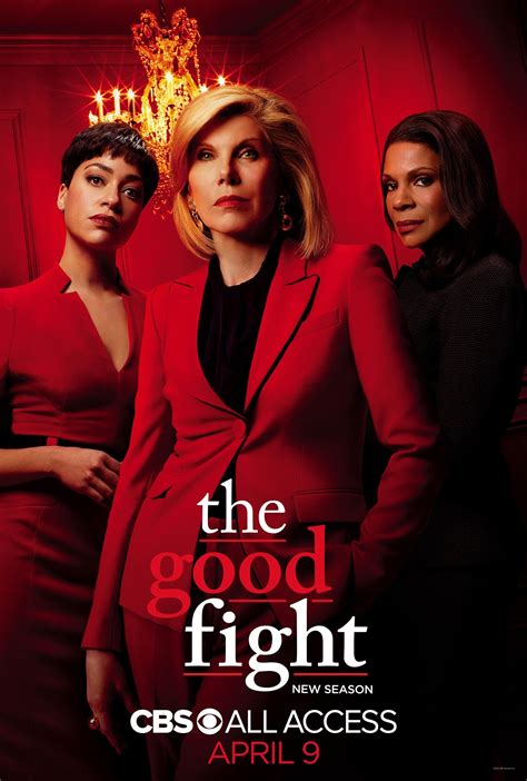 Good fight. The Good Fight is a legal drama that reacts to the zeitgeist of the world. Season 6 will be the final season and focus on a civil war in the US. Find out when and how to watch, and who will star in the show. 