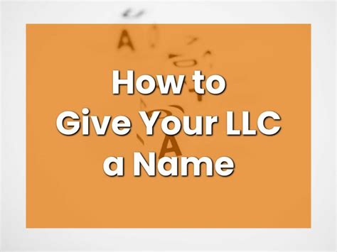 Good names for llc. Things To Know About Good names for llc. 