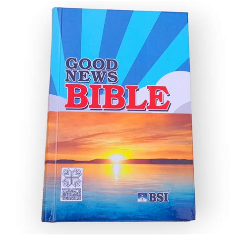 The Good News Translation, formerly called the Good News Bible or Today's English Version, was first published as a full Bible in 1976 by American Bible Society as a "common language" Bible. It provides a clear and simple modern translation. After 200 years of ongoing ministry, American Bible Society invites people to experience the life .... 