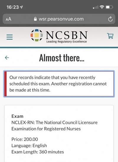 Jul 7, 2020 · In the exact same boat of you except I took my NCLEX this morning 7/7. Did it twice. Same good pop up. Hoping for the best. Not going to lie I’ve been searching frantically online for stories of false positives. False negatives seem to be more common and I’m hoping it’s not the same the other way around.. 