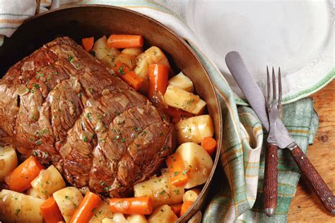 Good pot roast meat. Classic Sunday pot roast. A good pot roast is one of my favorite meals. The way the strands of beef interplay with the fat and seasoning is amazing. Pair it with some nice vegetables like carrots, … 