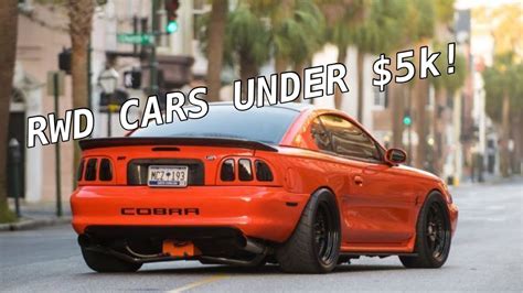 Good rwd cars. Jan 23, 2022 · Another RWD sports car that can be bought for less than $5,000 and makes for a classy and reliable ride is the Nissan 300ZX. If you’re a Z-car enthusiast then this is a steal for this price because under the hood lies a naturally-aspirated VG30E single-overhead-cam 3.0-liter V6 mill pumping out 160 horses. 