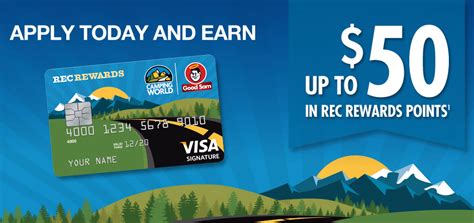 The Good Sam Rewards Visa® Credit Card is the perfect card for RVers. Earn points on RV camping, gas, travel, & more. ... at the Camping World and Good Sam family of ....