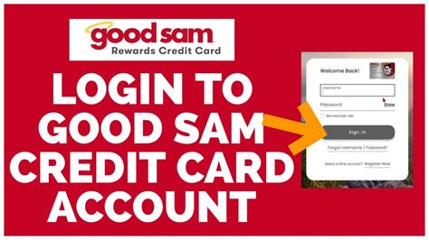 Good Sam Rewards Credit Card - Deep Link Sign In