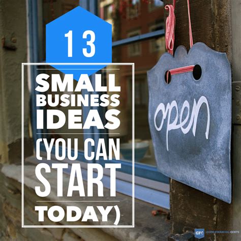 Good small business ideas. 