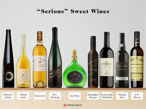 Good sweet wine. Discover the world of fine sweet wines, from sparkling Moscato d'Asti to rare Tokaji Aszú. Learn about the history, production, and flavors of these nine delicious and coveted wines. 