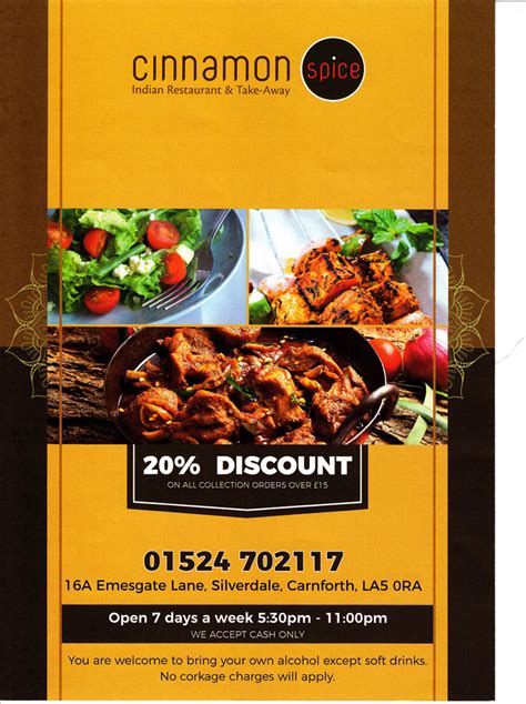 Good takeaway menu with some unusual... - Cinnamon Spice Indian Takeaway