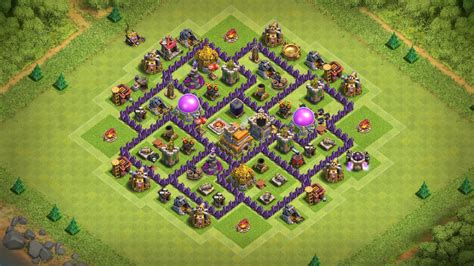 Best TH7 Base Anti Balloons. Creating the Best Town Hall 7 Base to stop balloon attacks needs smart planning. In Clash of Clans, stop those balloons with strong defenses like Air Sweepers, Air Bombs, and Archer Towers. Place Air Defenses and Tesla Towers in smart spots to keep balloons away.. 