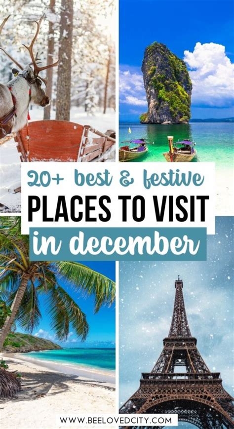 Good travel places in december. Countries that are in the Southern Hemisphere have summer during the months of December, January and February; these countries include Mexico, Argentina and Brazil. For those peopl... 