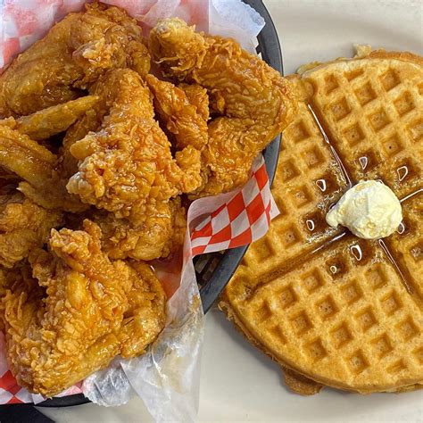 Best Waffles in Hartford County, CT - Zinneken's Belgian Waffles, Waffle Cabin, Dom's Broad St Eatery, The Angry Egg, The Hangry Fork, Manny’s Sweet Treats, Taste Of The 215, Céréale Town, Rooster's Chicken & Waffles- New Britain, Rooster's - Berlin. 