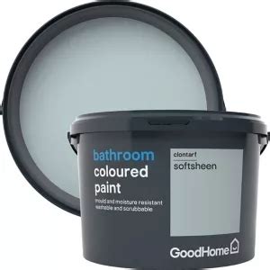 GoodHome Bathroom Clontarf Soft Sheen Emulsion Paint, 2.5L