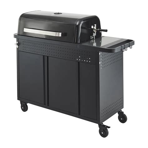 GoodHome Rockwell C410 Black Charcoal Barbecue - DIYnot