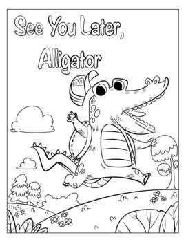 Goodbye Coloring Pages