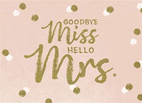 Goodbye Miss Hello Mrs: Pink Blush And Gold …