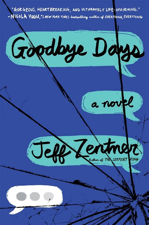 Read Goodbye Days By Jeff Zentner