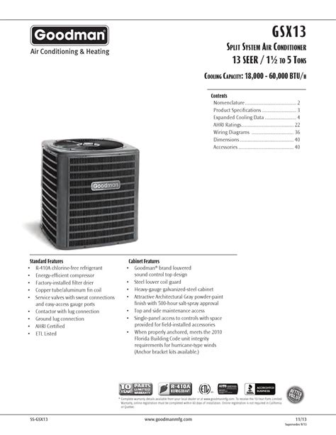 Goodman gsx13 remote cooling service manual. - Cine foro y elementos de cinematografía..