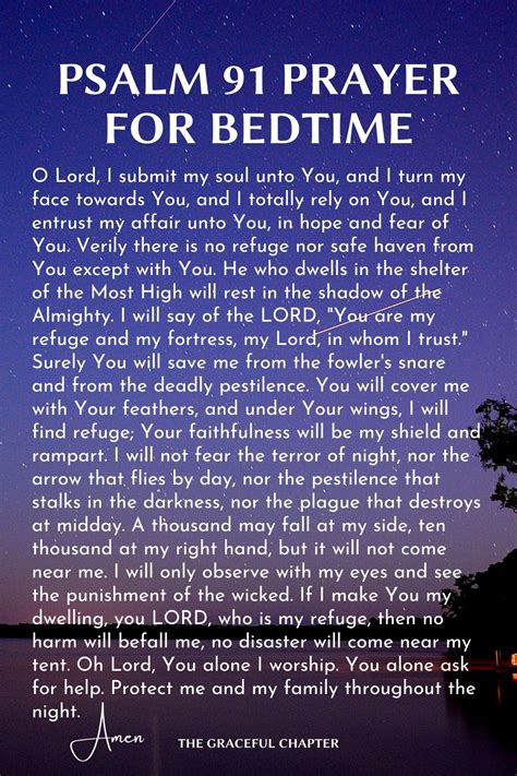 Goodnight prayers: Bedtime Prayers With Bible Verses