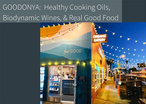 Goodonya. GOODONYA Organic, Encinitas, California. 7,000 likes · 37 talking about this · 3,379 were here. We make REAL Food & Drinks that make you feel GOOD. It's as simple as that! Come visit us at the... 