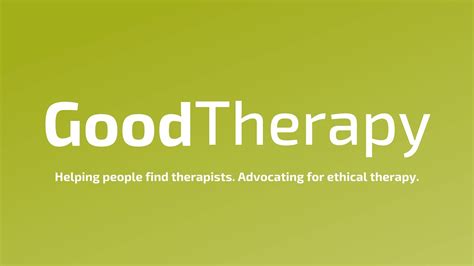 Goodtherapy - GoodTherapy is not intended to be a substitute for professional advice, diagnosis, medical treatment, medication, or therapy. Always seek the advice of your physician or qualified mental health ...