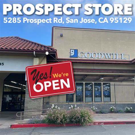 Goodwill of silicon valley. Goodwill of Silicon Valley at 5285 Prospect Rd, San Jose CA 95129 - ⏰hours, address, map, directions, ☎️phone number, customer ratings and comments. 