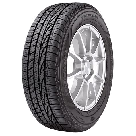 Goodyear assurance weatherready reviews. Last updated. December 5, 2023. ‍ Key Takeaways. Assurance ComfortDrive tires offer a comfortable and noise-reduced driving experience. Goodyear provides a limited tread life warranty, endorsing the tire's durability. Features like evolving traction grooves enhance wet traction and overall safety. 