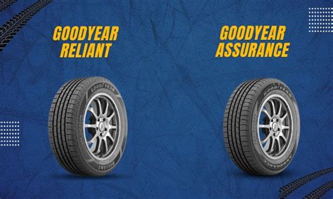 Goodyear reliant vs assurance. This means that you can expect to get more miles per gallon with the Goodyear Assurance tires compared to the Bridgestone Dueler tires. Additionally, the Assurance tires are engineered with a special tread compound that enhances traction and grip, allowing for better fuel efficiency even in wet or slippery conditions. 