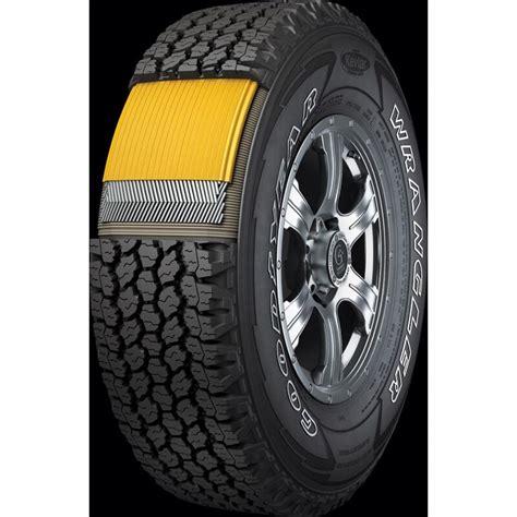 The Goodyear Wrangler AT Adventure with Kevlar is eligible for a 60,000 mile Tread Life Limited Warranty also Highway Auto and Light Truck Tire Replacement Limited Warranty. Reviews . Customer Reviews. 4.5. 4.5 4.5. 711 Customer ratings. 5.0 3rd set.