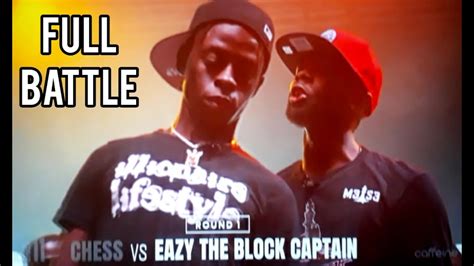 Goodz vs eazy the block captain full battle. CHESS VS CALICOE FULL BATTLE NEW BATTLE Calicoe vs Chess. Share Add a Comment. Sort by: Best. Open comment sort options ... Eazy af , click article , hit X button, hit the next thing hit X button & then click download app & then wait and then hit X and then the battle plays . 