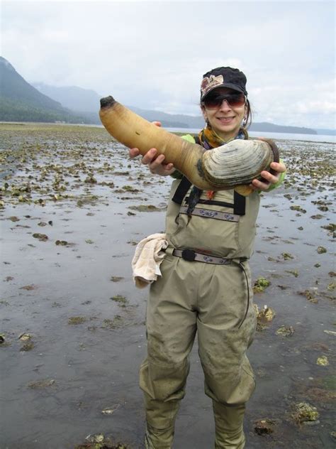 Gooey duck clam. Geoduck is the most delicious clam in the world. Sweet and briny, its distinct flavor will transport you to the Pacific Northwest coast. Take a bite, close y... 