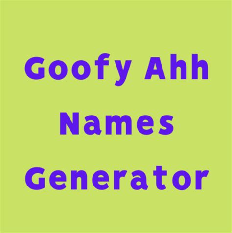 Goofy ahh names generator. An Innovative Tool For Unique Name Generation. The Goofy Ahh Name Generator is a unique feature of AI4Chat that allows users to generate quirky and unique 'goofy ahh' names at the click of a button. The tool, powered by advanced AI algorithms, ensures creative and diverse name suggestions, making it a fun and engaging aspect of AI4Chat. 