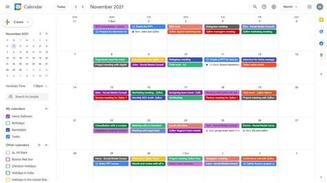 Google Calendar For Work Schedule
